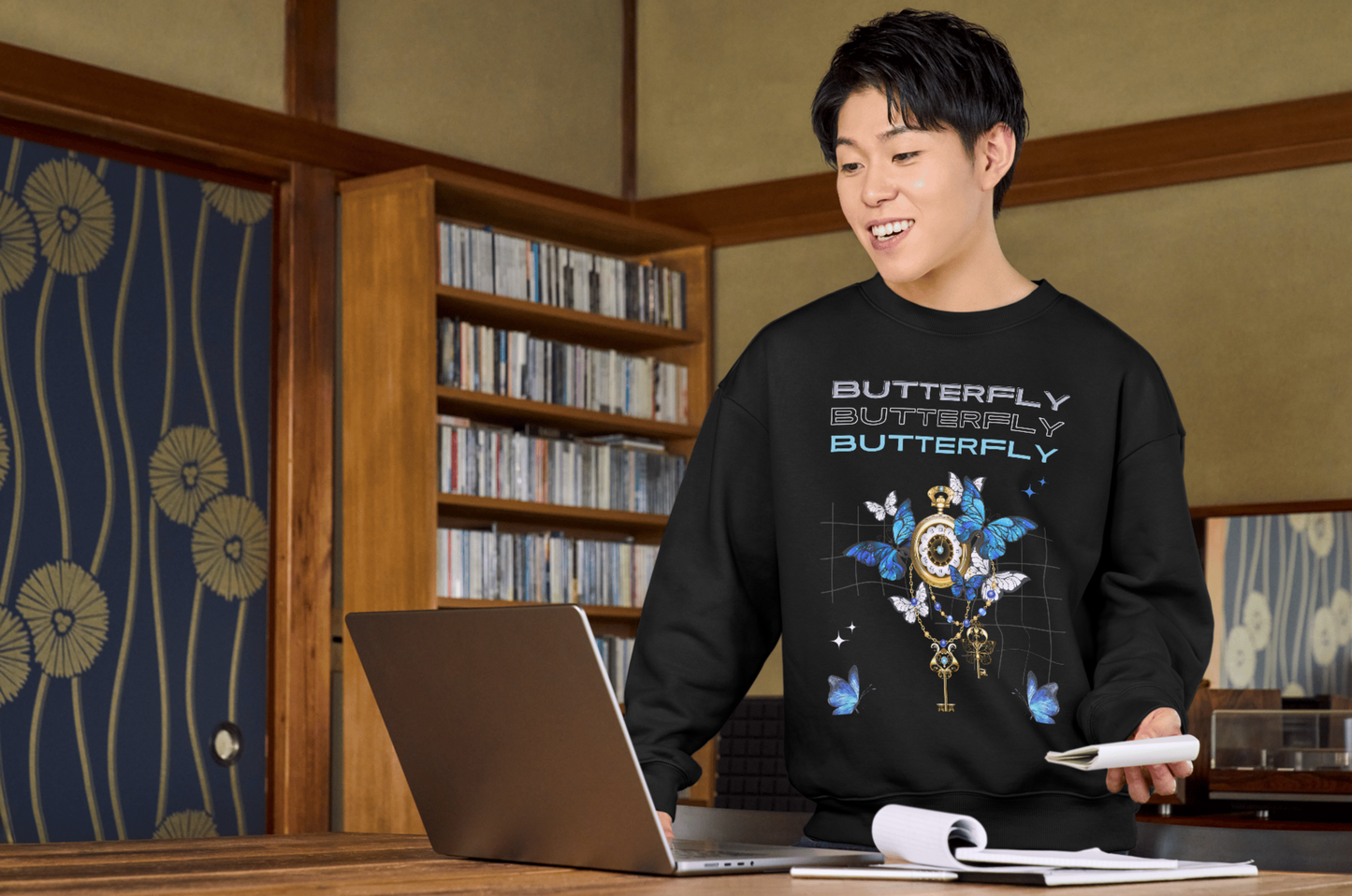 The Butterfly Clock T Shirt